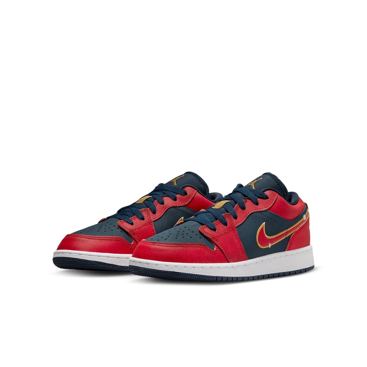 Sapatilhas de Basquetebol de Criança Air Jordan 1 Low SE Azul-marinho / Vermelho-2