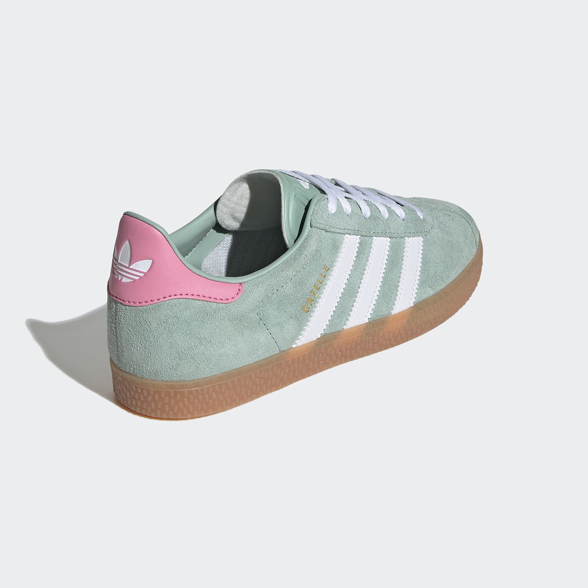 adidas gazelle silver green womens adidas Gazelle Shoes - Kids - Grey Three / Cloud White / Gold