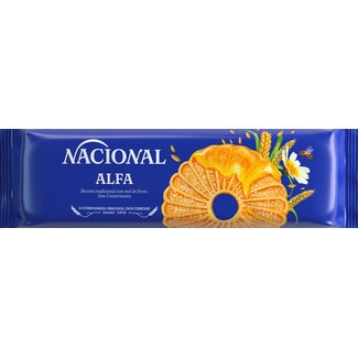 Bolachas Alfa embalagem 180 g - Nacional