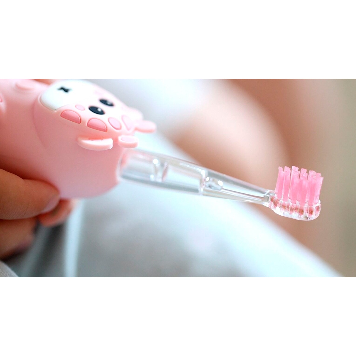Cepillo de dientes sonico InnoGIO Jirafa Rosa Flamingo-2