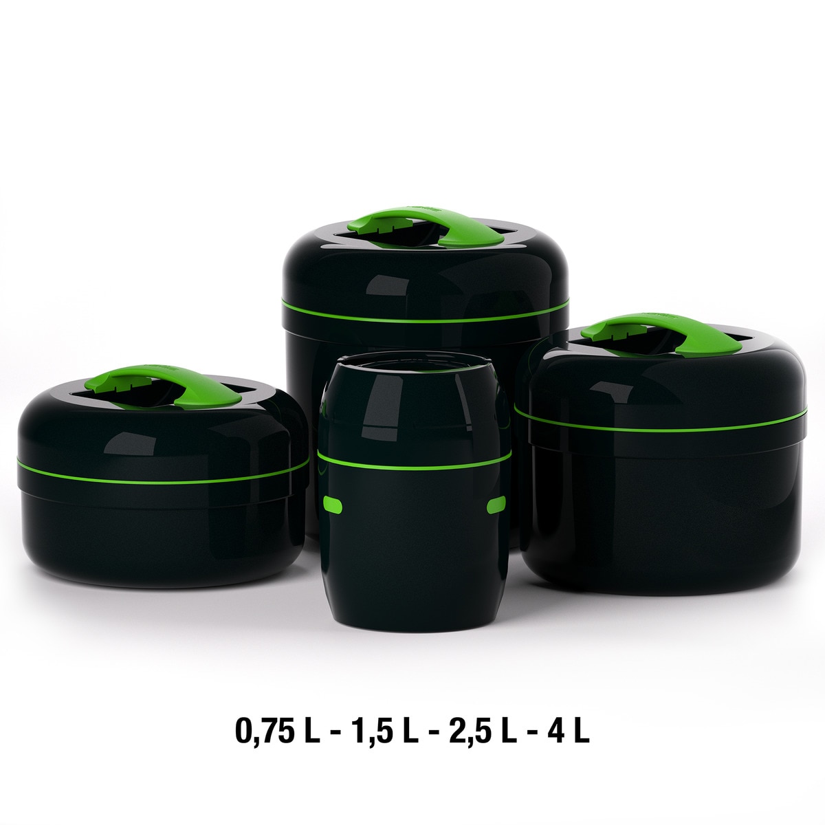 Fiambrera Proterm Valira Gris/Verde-5