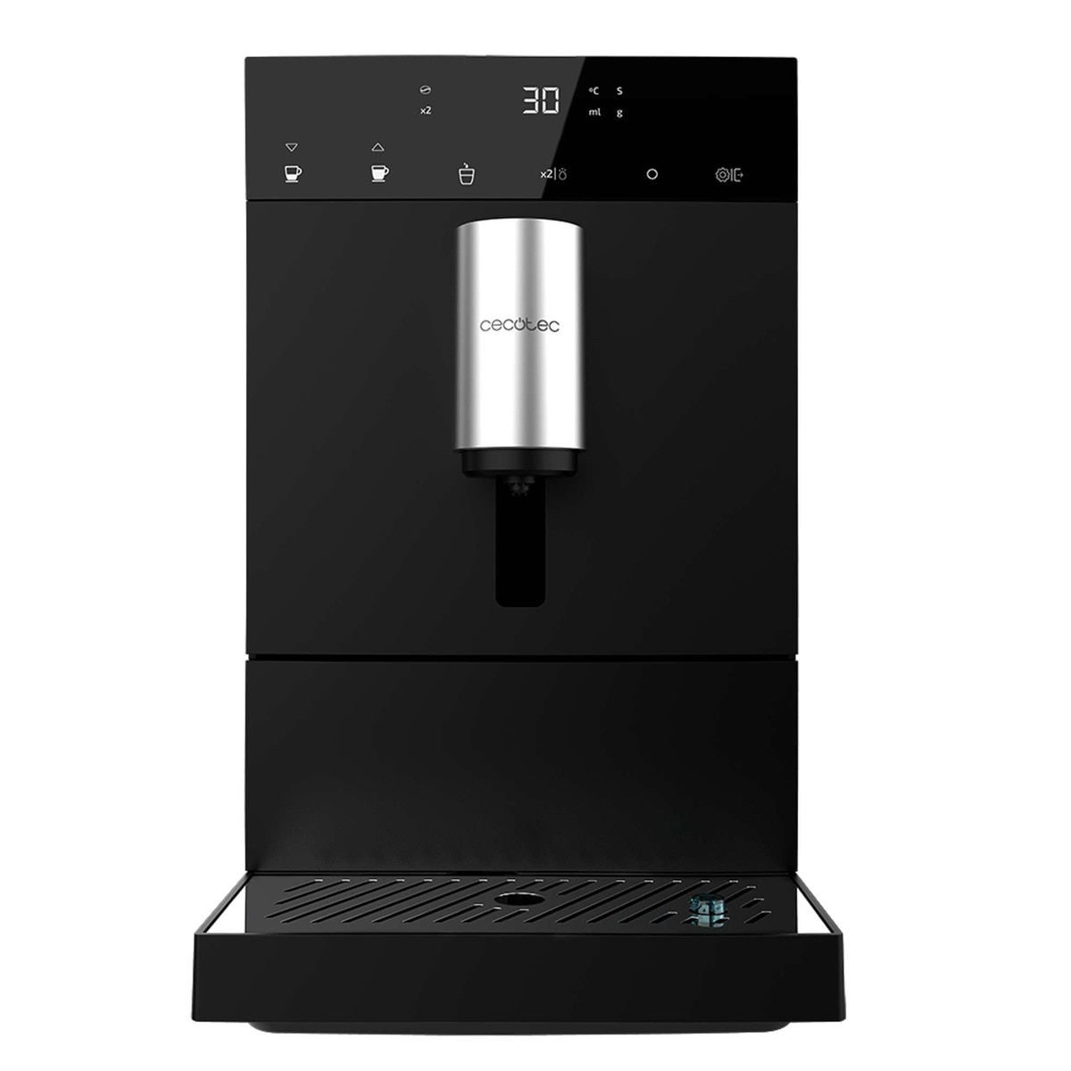 Cafetera superautomática Cecotec Cremmaet Compact Tecnología Plug&Play Negro-1