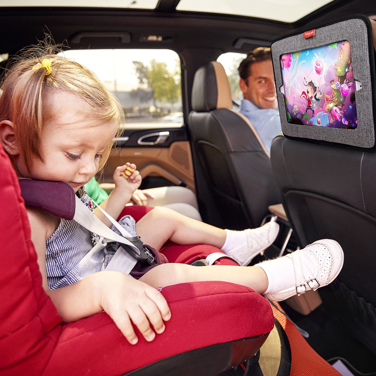 Espejo trasero +  funda ipad babypack Gris-7