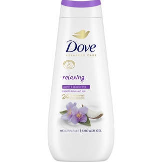 gel de baño Relaxing Jazmín y Leche de Coco frasco 400 ml 0% sulfatos - Dove