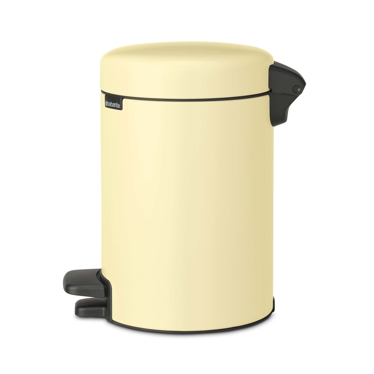 Papelera de baño con pedal NewIcon 3L Brabantia Amarillo pálido-4