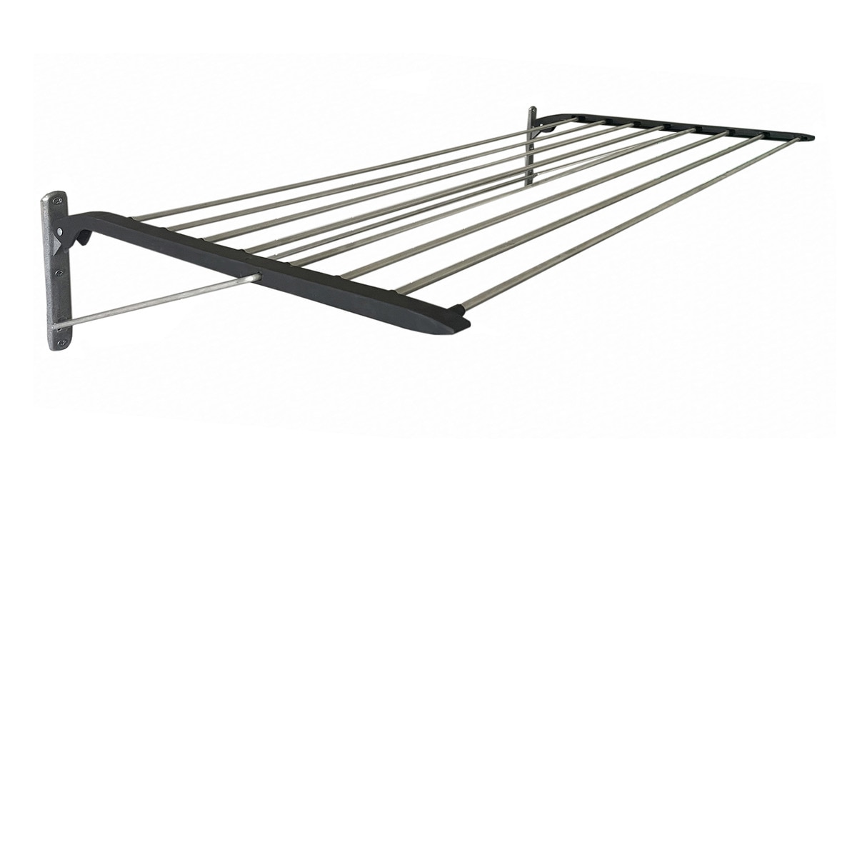 Tendedero de pared plegable Practik Plata-1