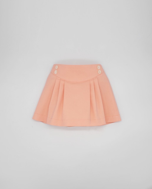 Imagen 0 de Falda sarga naranja con canesú