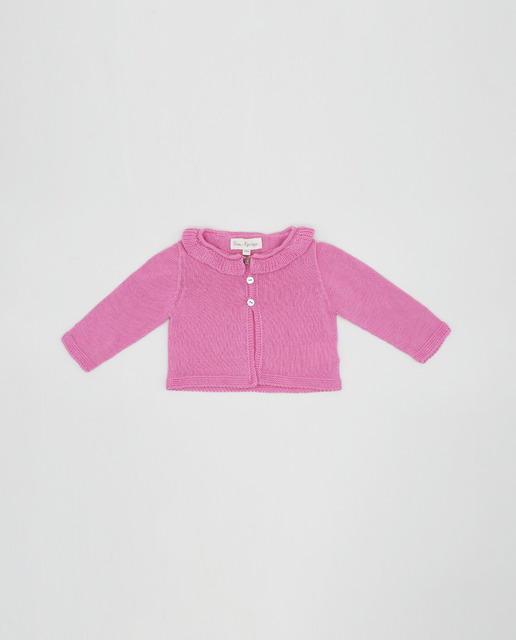 Imagen 0 de Chaqueta volante rosa fucsia