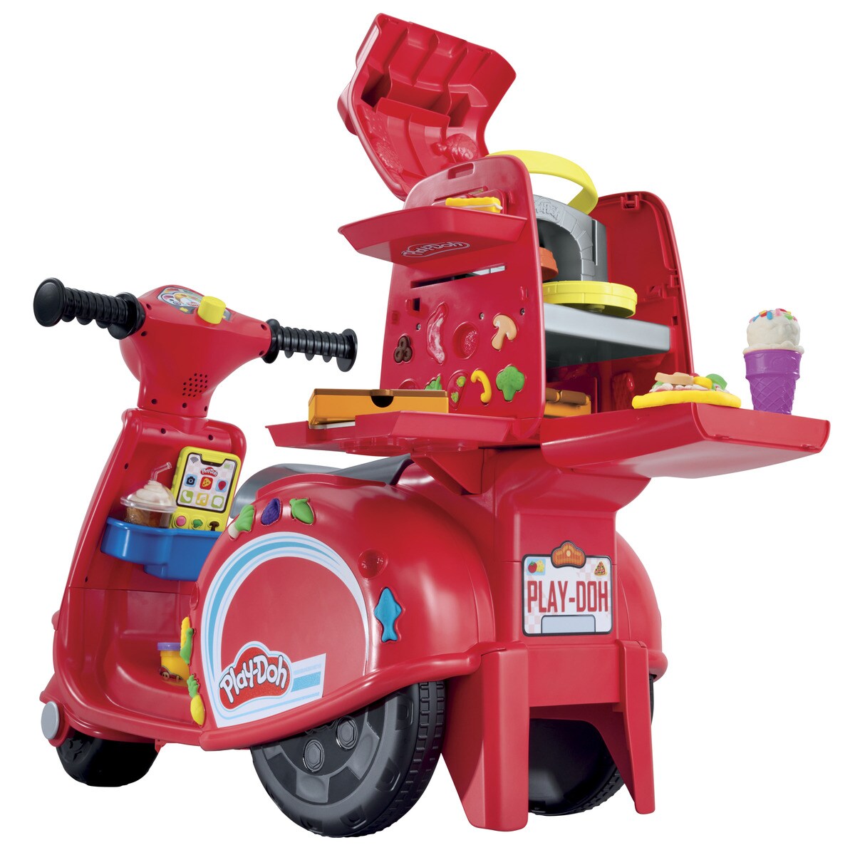 Moto repartidora de pizzas Play-Doh