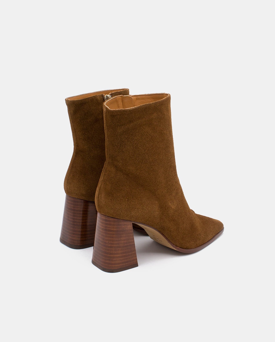Botins Trimia em Croute com Salto de Bloco Couro-3
