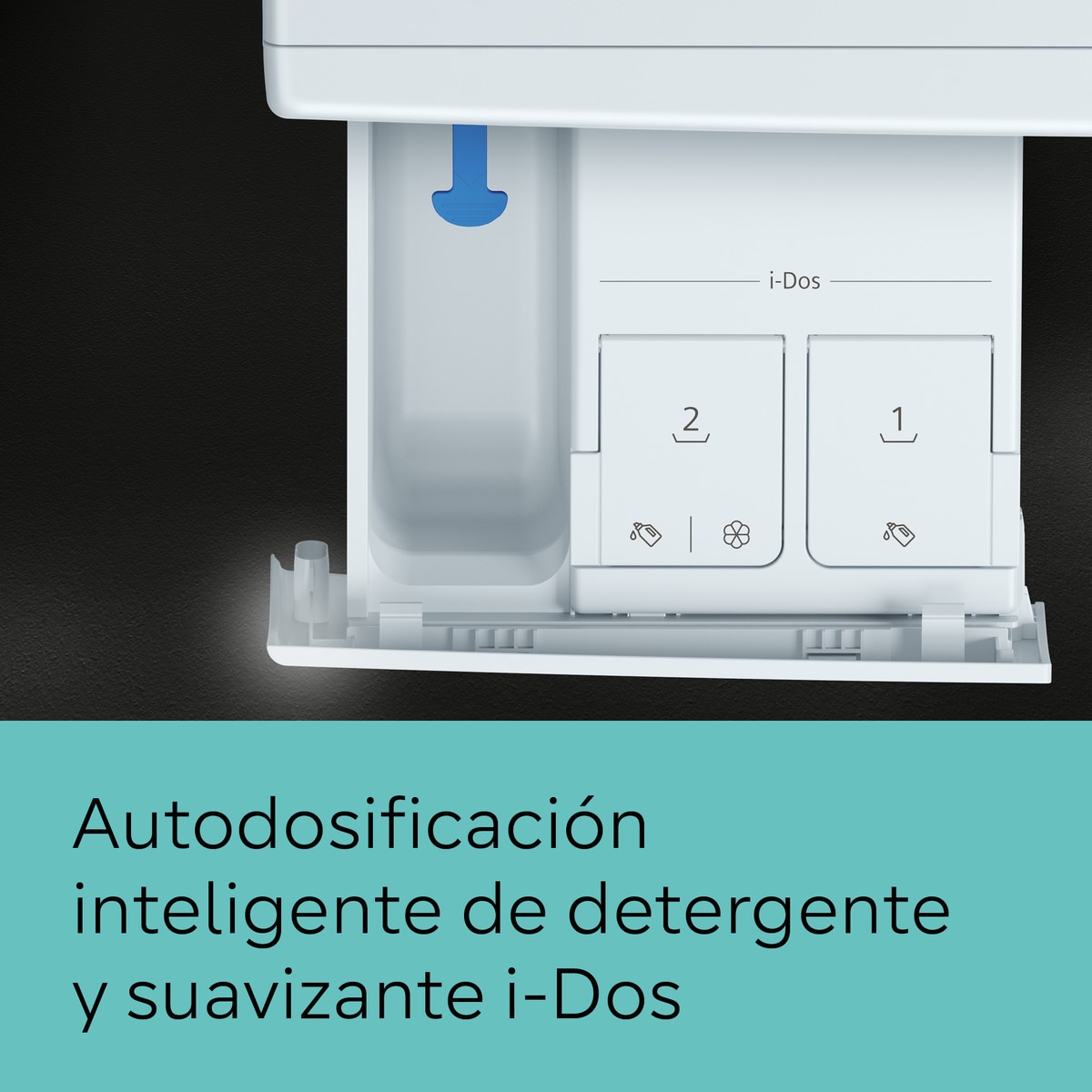 Lavadora secadora Siemens 10,5 kg / 1.400 rpm, i-Dos - WN54C2A0ES Blanco-5