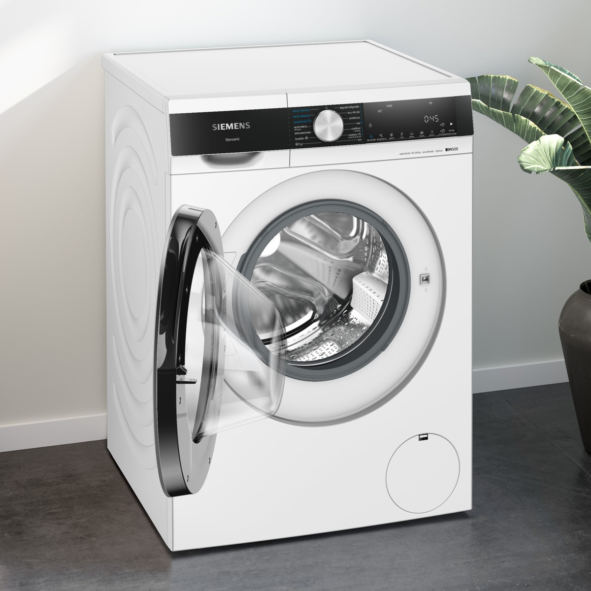 Lavadora secadora Siemens 10 kg/ 1.400 rpm - WN44G2A0ES Blanco-9