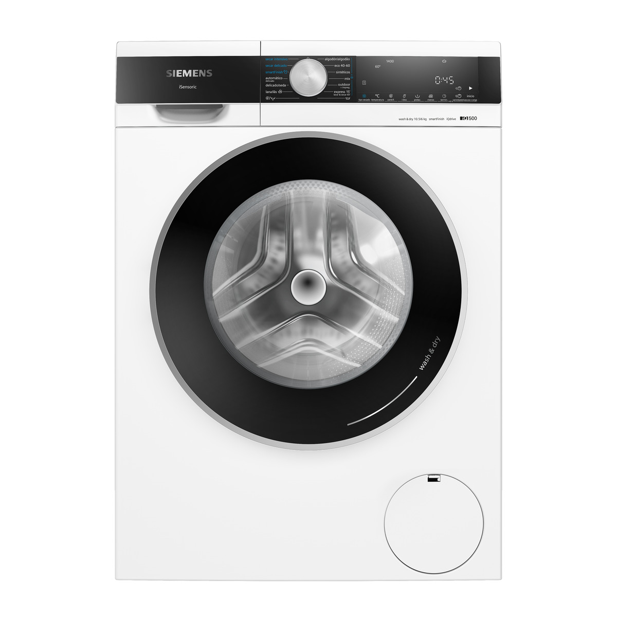 Lavadora secadora Siemens 10 kg/ 1.400 rpm - WN44G2A0ES Blanco-3