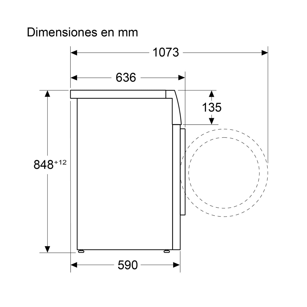 Máquina de Lavar Roupa Siemens iQ500 WG44G2ZAES Carga Frontal de 9 Kg e 1400 rpm - Branco Branco-6