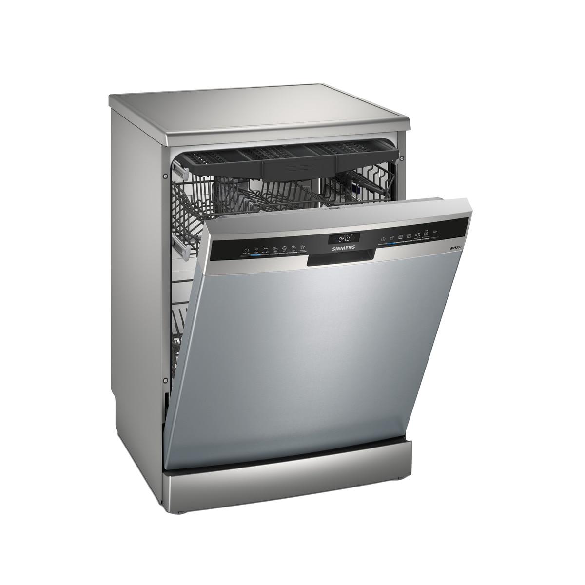 Lavavajillas Siemens 14  servicios, Bandeja Cubiertos para cubiertos, 60 cm - SN23HI02ME Acero Inox-1