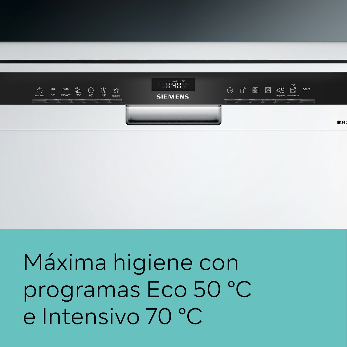Lavavajillas Siemens 14 servicios, Bandeja Cubiertos para cubiertos , 60 cm - SN23HW02ME Blanco-3