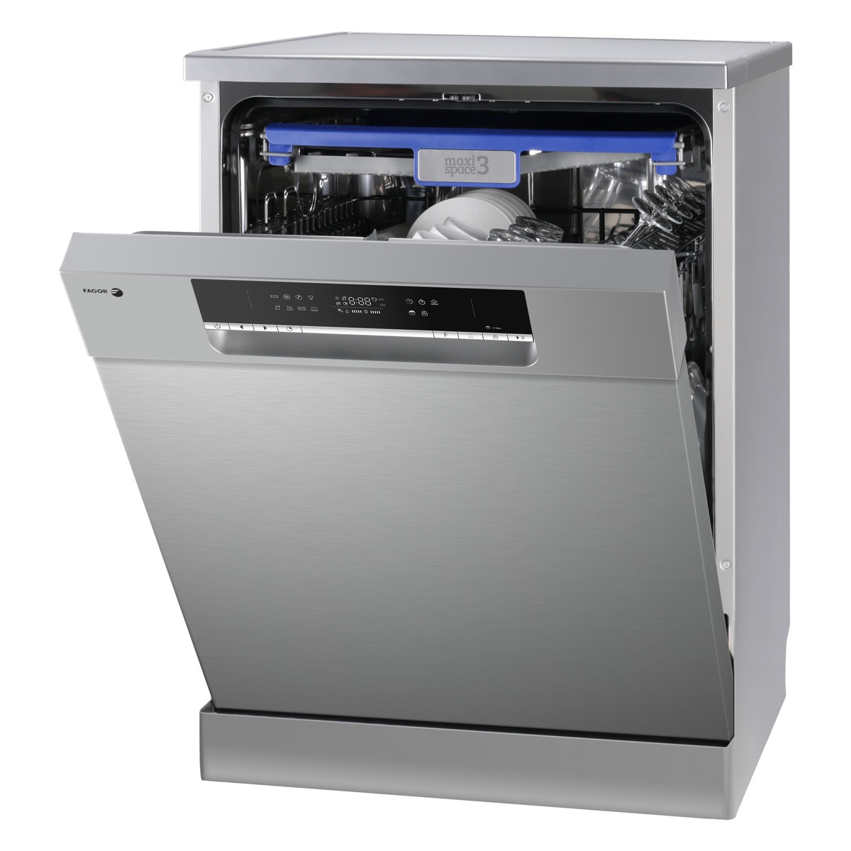 Lavavajillas Fagor 14 servicios, Bandeja para cubiertos, 60 cm - 4LVF-635ADX Inox-6