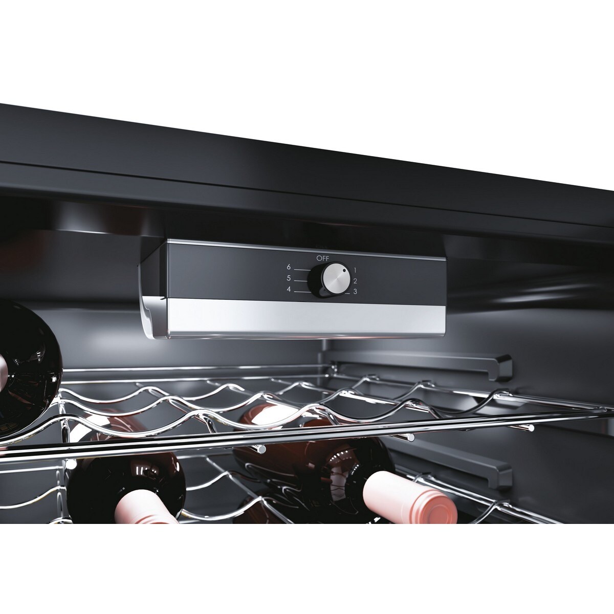 Garrafeira Candy DiVino CWC 150 EM/NF Capacidade de 41 Garrafas Standard - Preto Preto-3