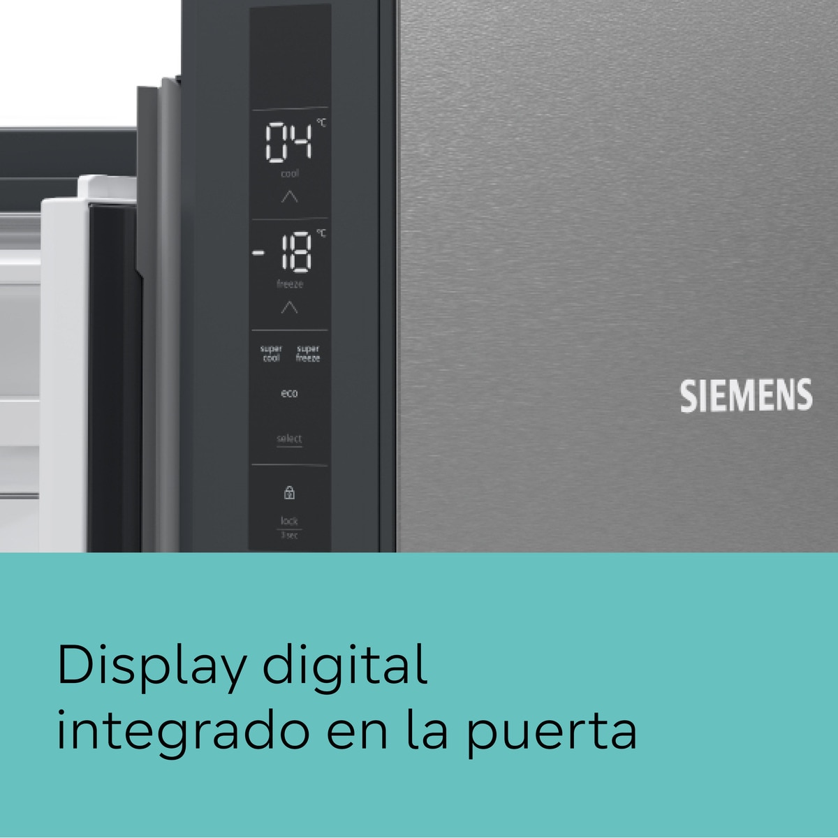 Frigorifero Multidoor Siemens KF96NVPEA – NoFrost, 605L, Libera Installazione, Acciaio Antimpronta, HyperFresh