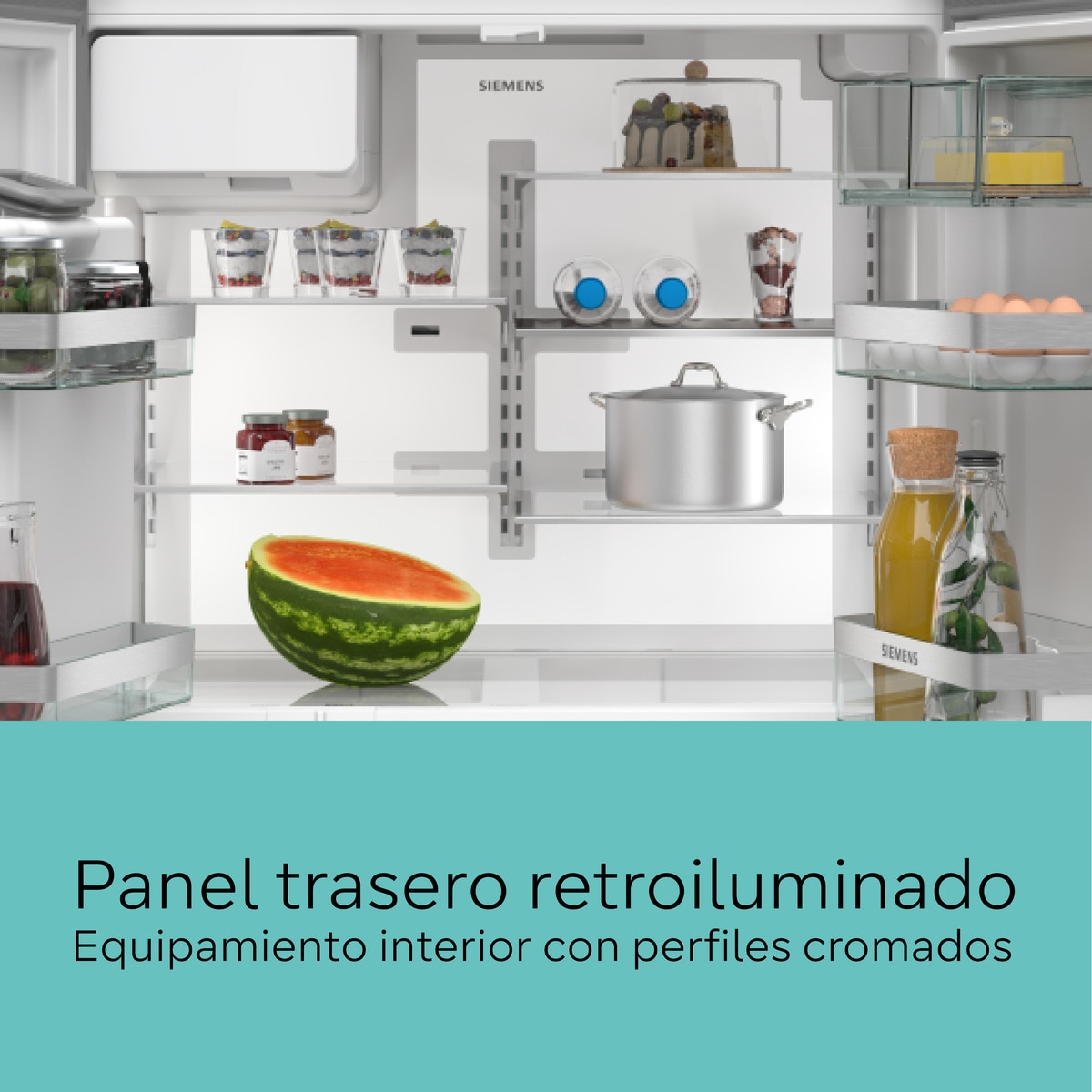 Frigorífico americano Siemens Total No Frost, con dispensador - KF96DPXEA Dark-4