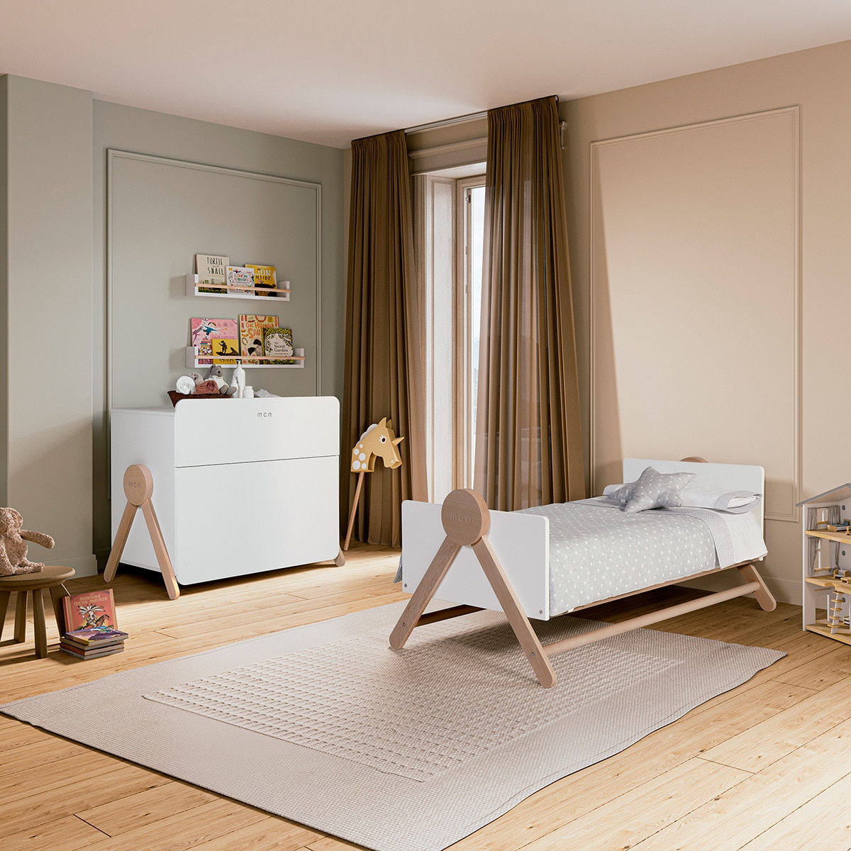Berço Conversível Bed Swing - 70x140 cm Branco-3