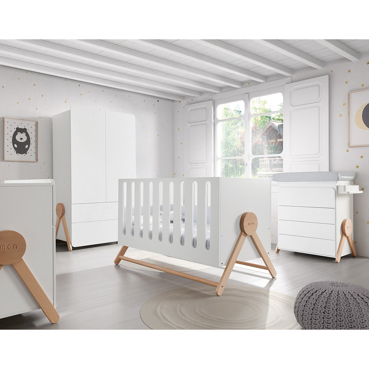 Berço Conversível Bed Swing - 70x140 cm Branco-2