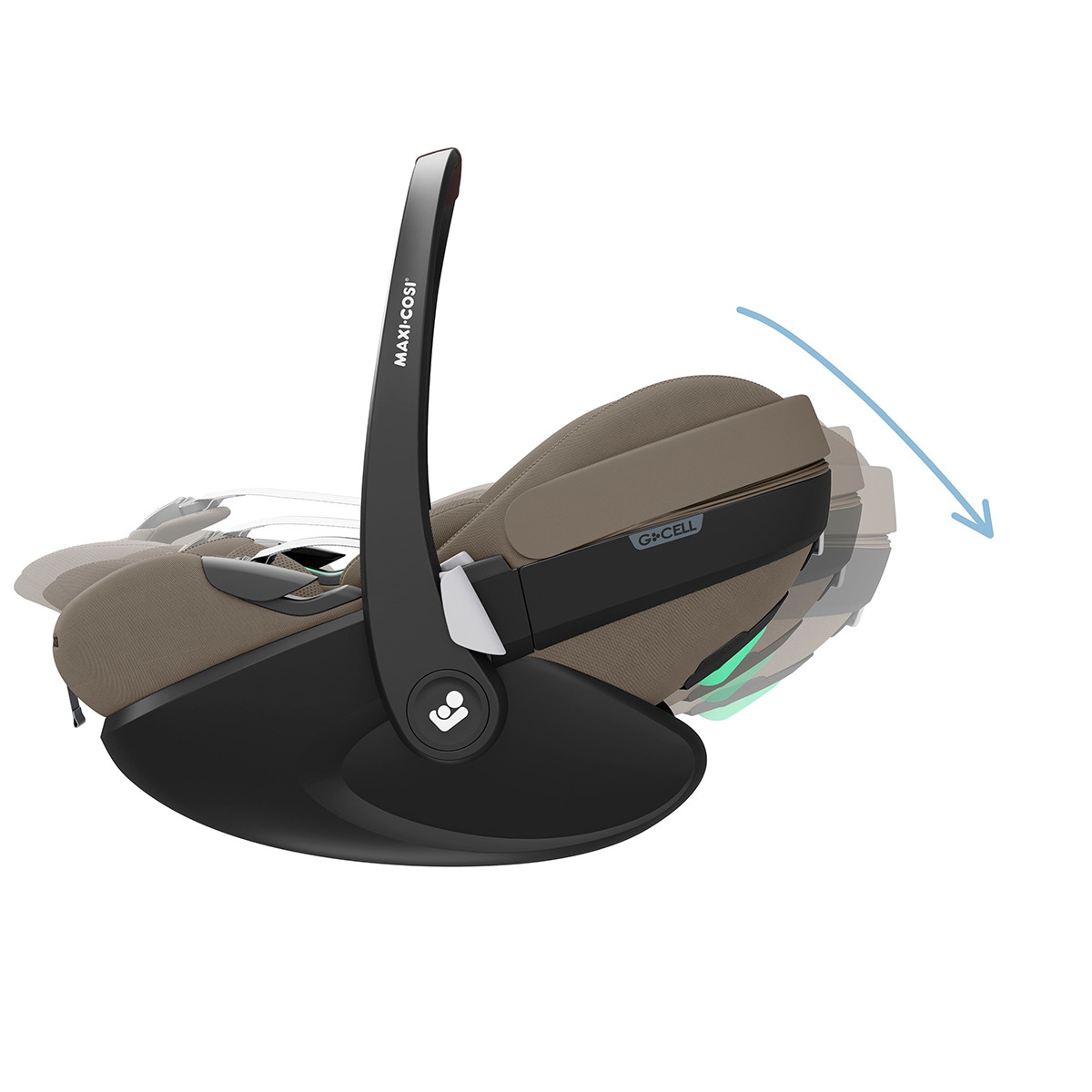 Cadeira Auto Pebble 360º Pro i-Size - 40x83 cm Castanho-21