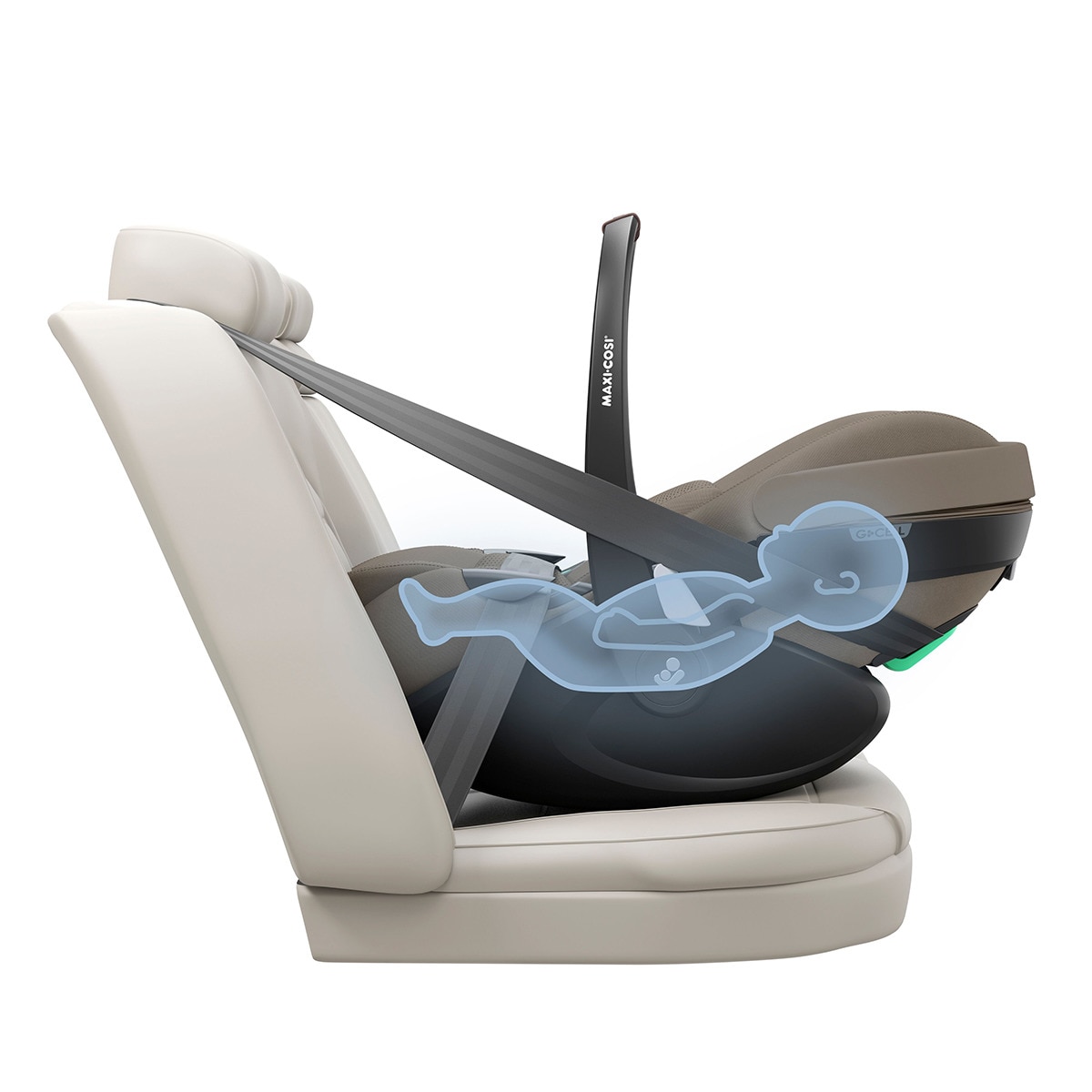 Cadeira Auto Pebble 360º Pro i-Size - 40x83 cm Castanho-10