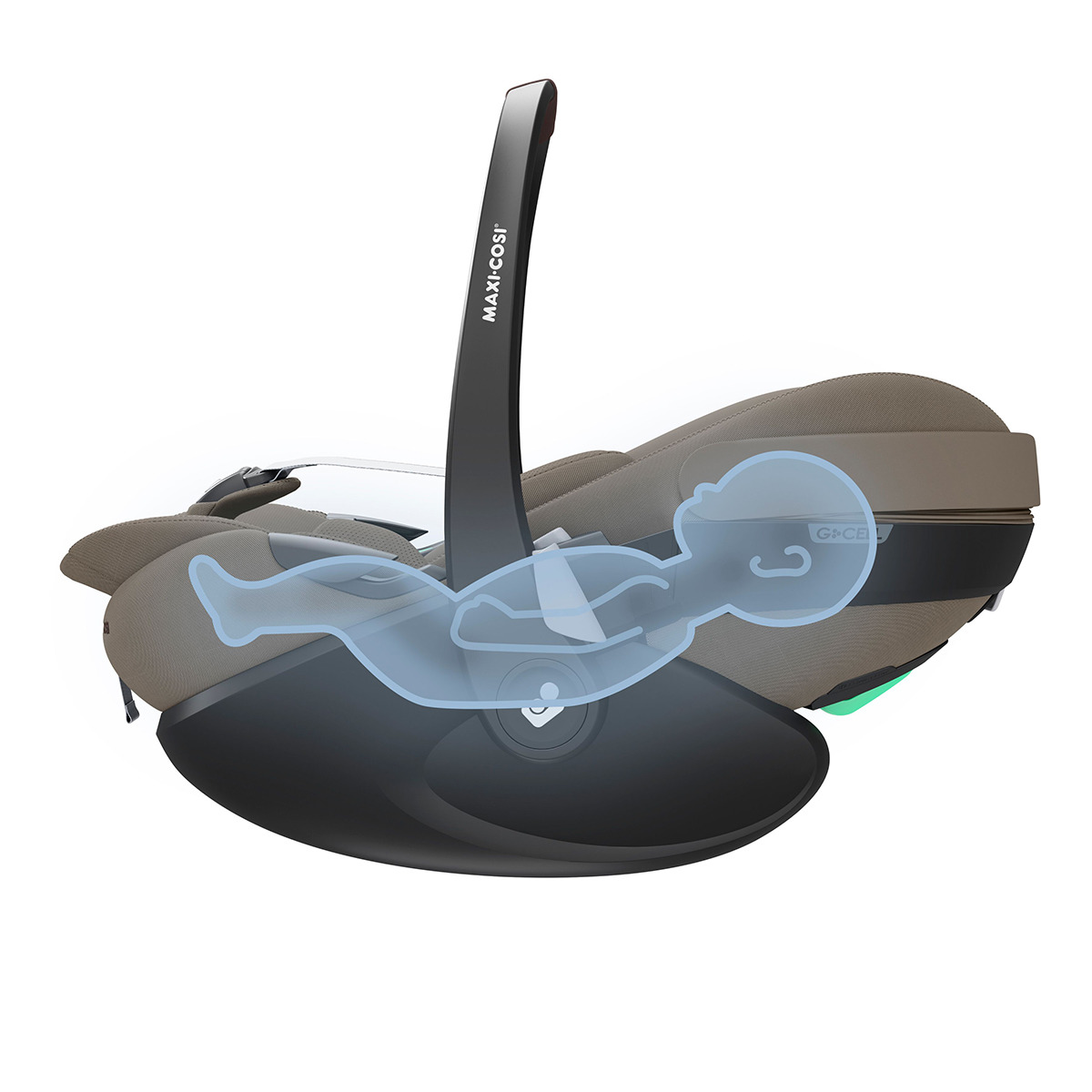 Cadeira Auto Pebble 360º Pro i-Size - 40x83 cm Castanho-8