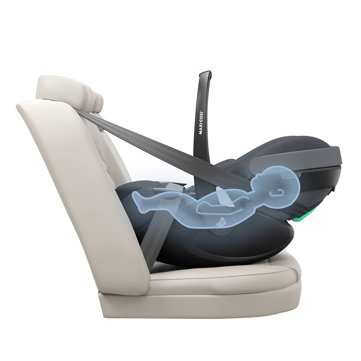 Cadeira Auto Pebble 360º Pro i-Size - 40x83 cm Cinzento-escuro-10