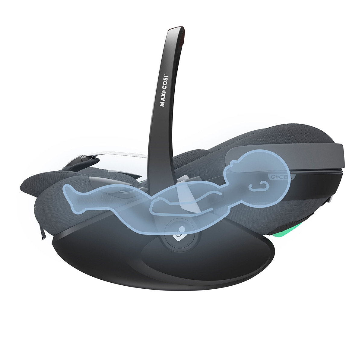 Cadeira Auto Pebble 360º Pro i-Size - 40x83 cm Cinzento-escuro-8