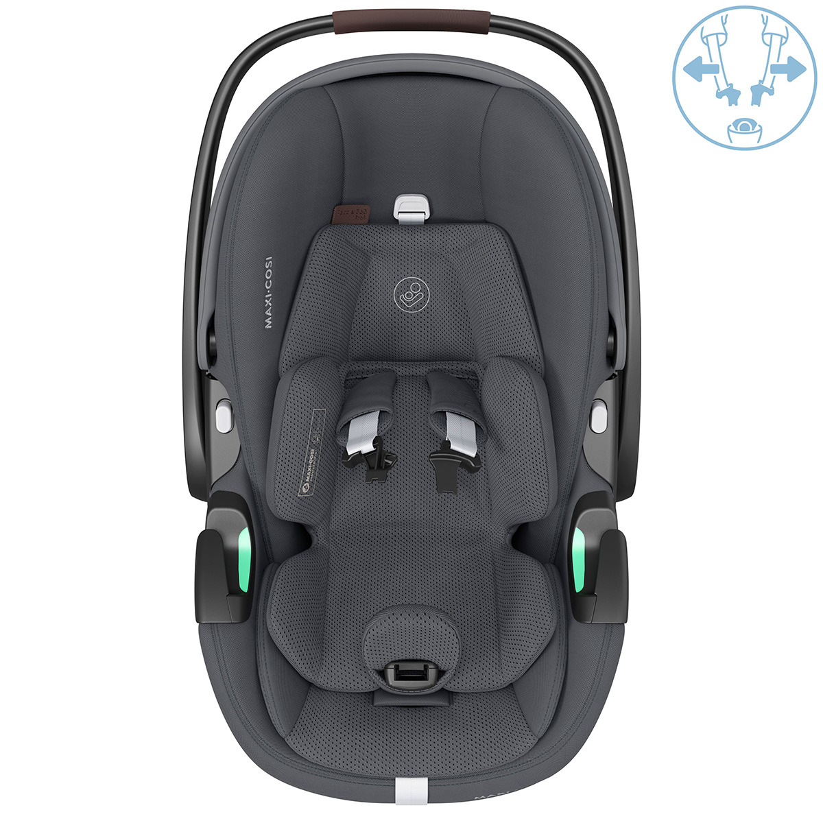Cadeira Auto Pebble 360º Pro i-Size - 40x83 cm Cinzento-escuro-31