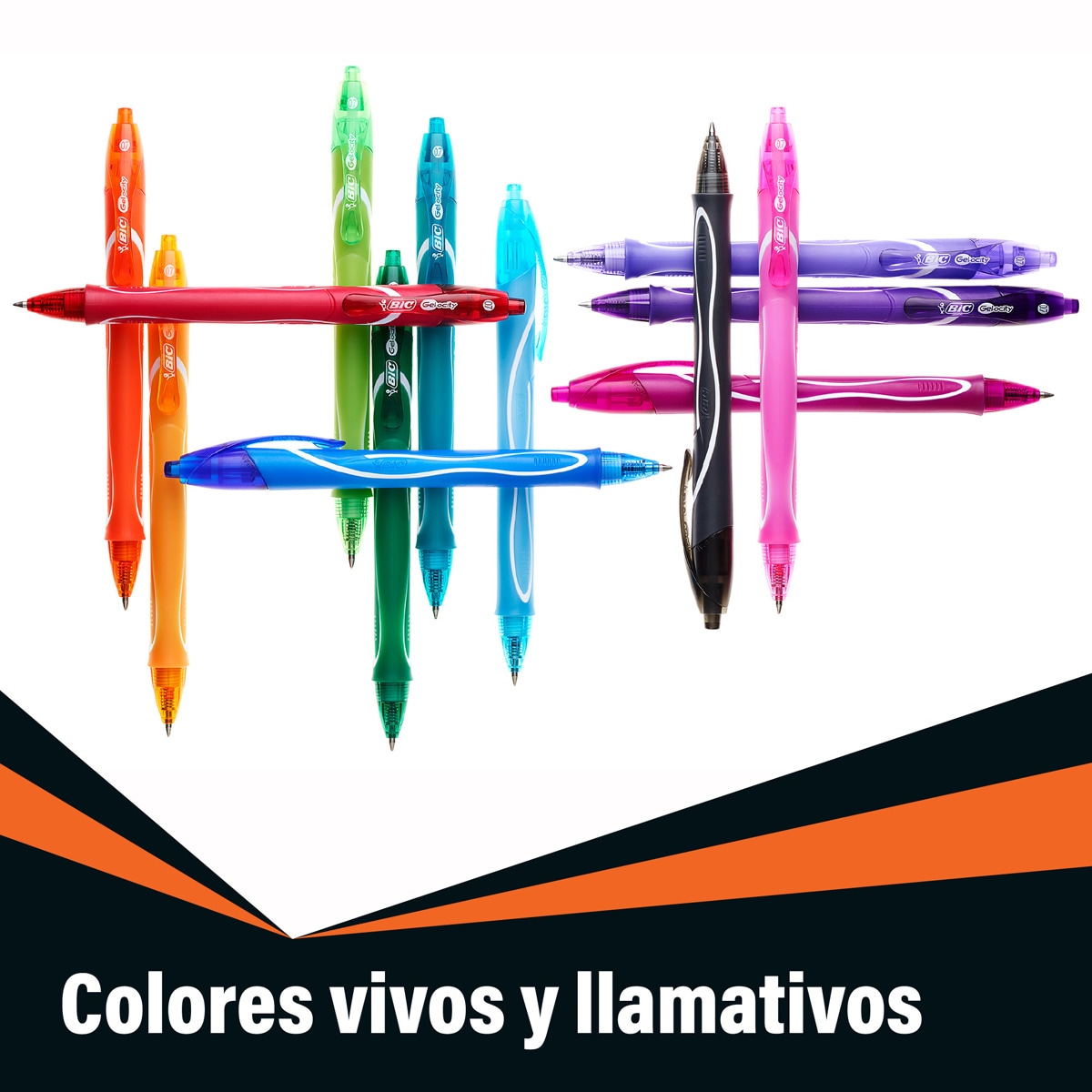 Bolígrafo gel Quick Dry BIC 3 unidades 4
