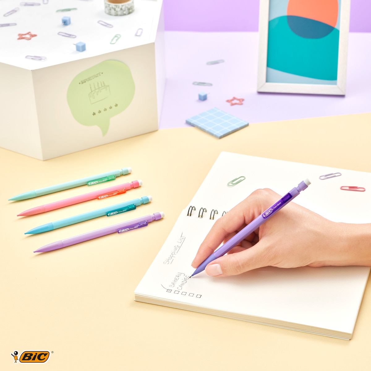 Blister de 5 Portaminas Matic Pastel BIC Multicolor-5