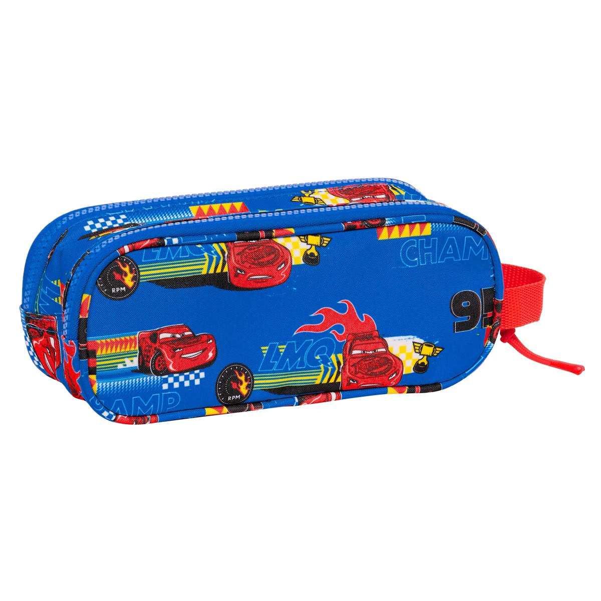 Portatodo doble CARS Safta Azul eléctrico-2