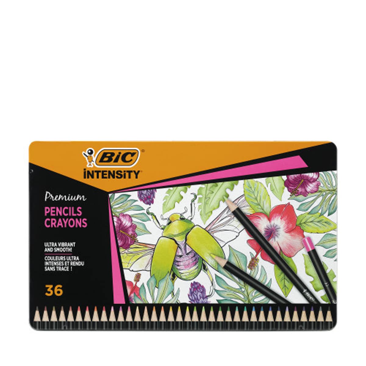 Lápis de Cor Intensity Caixa Metálica de 36 Unidades 1