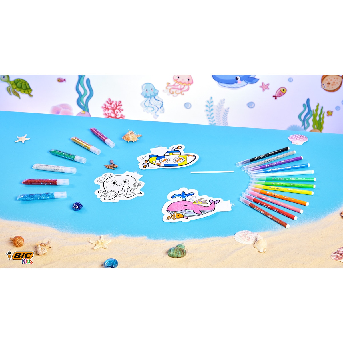 Pack regalo coloreado BIC KIDs 4