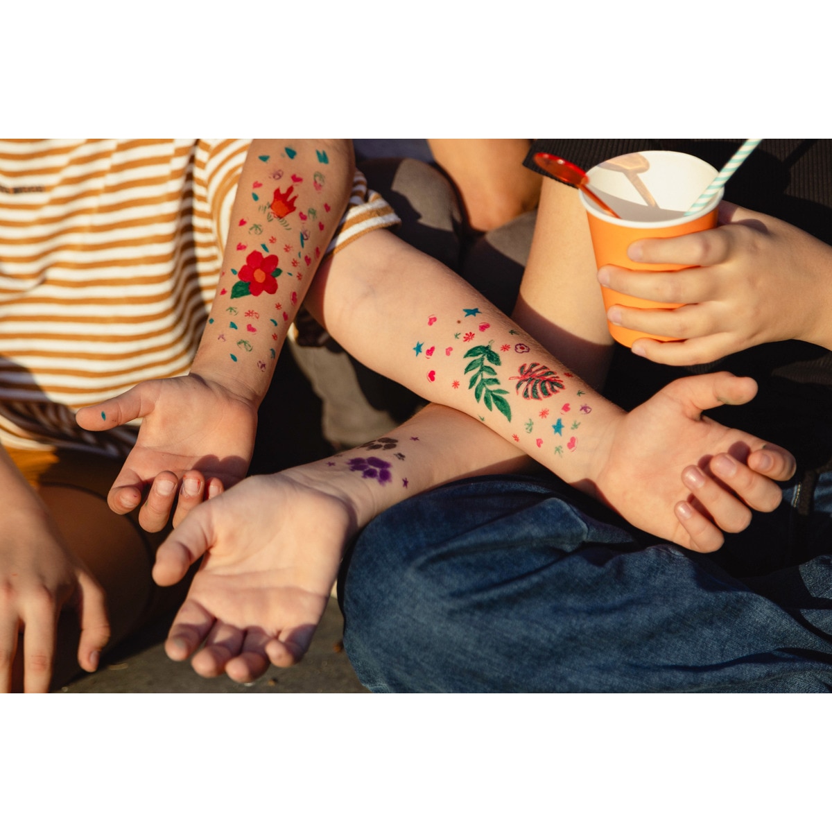 Carimbos de tatuagem BIC KIDs 5 unidades 5