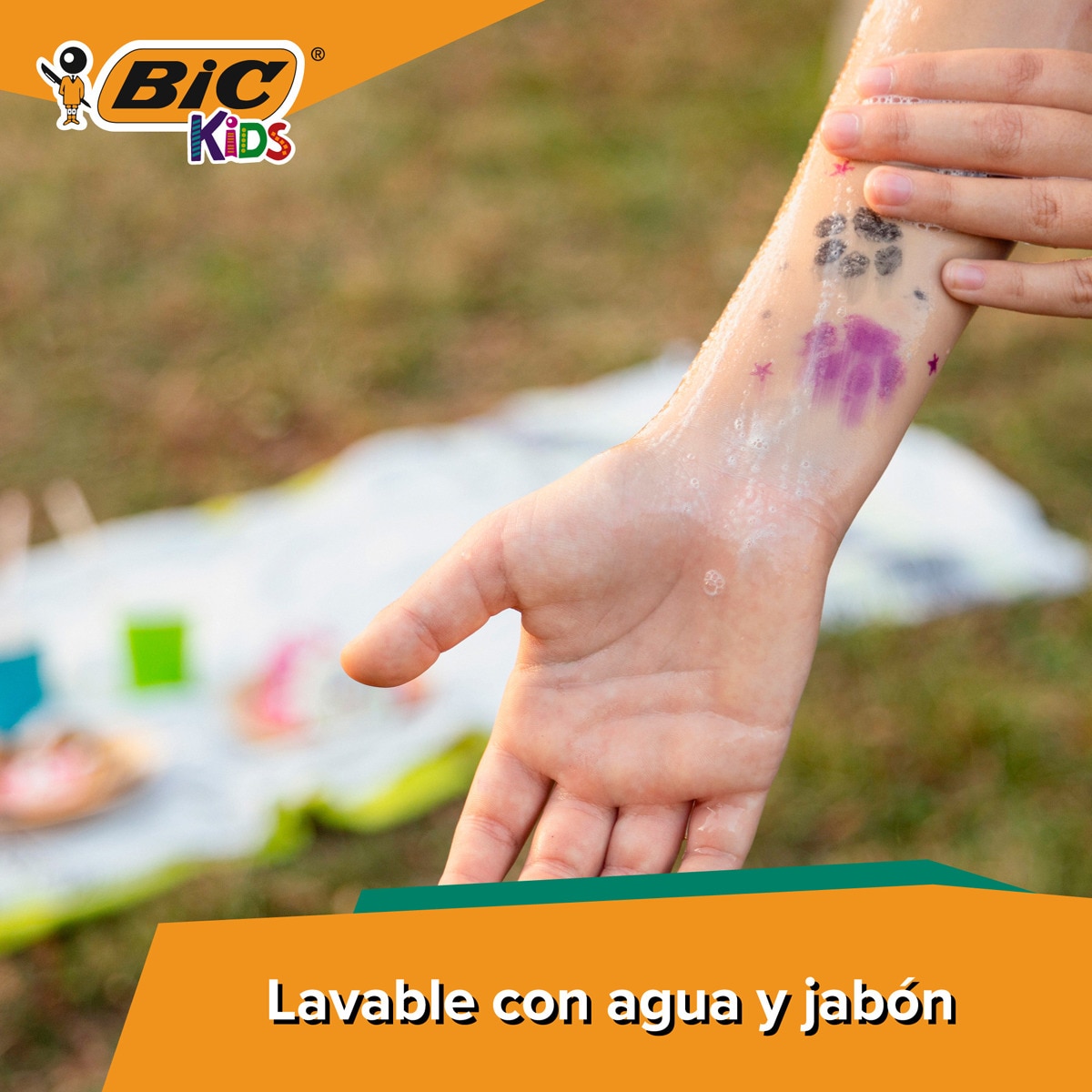 Marcadores y sellos Tattoo BIC KIDs con 10 plantillas 4