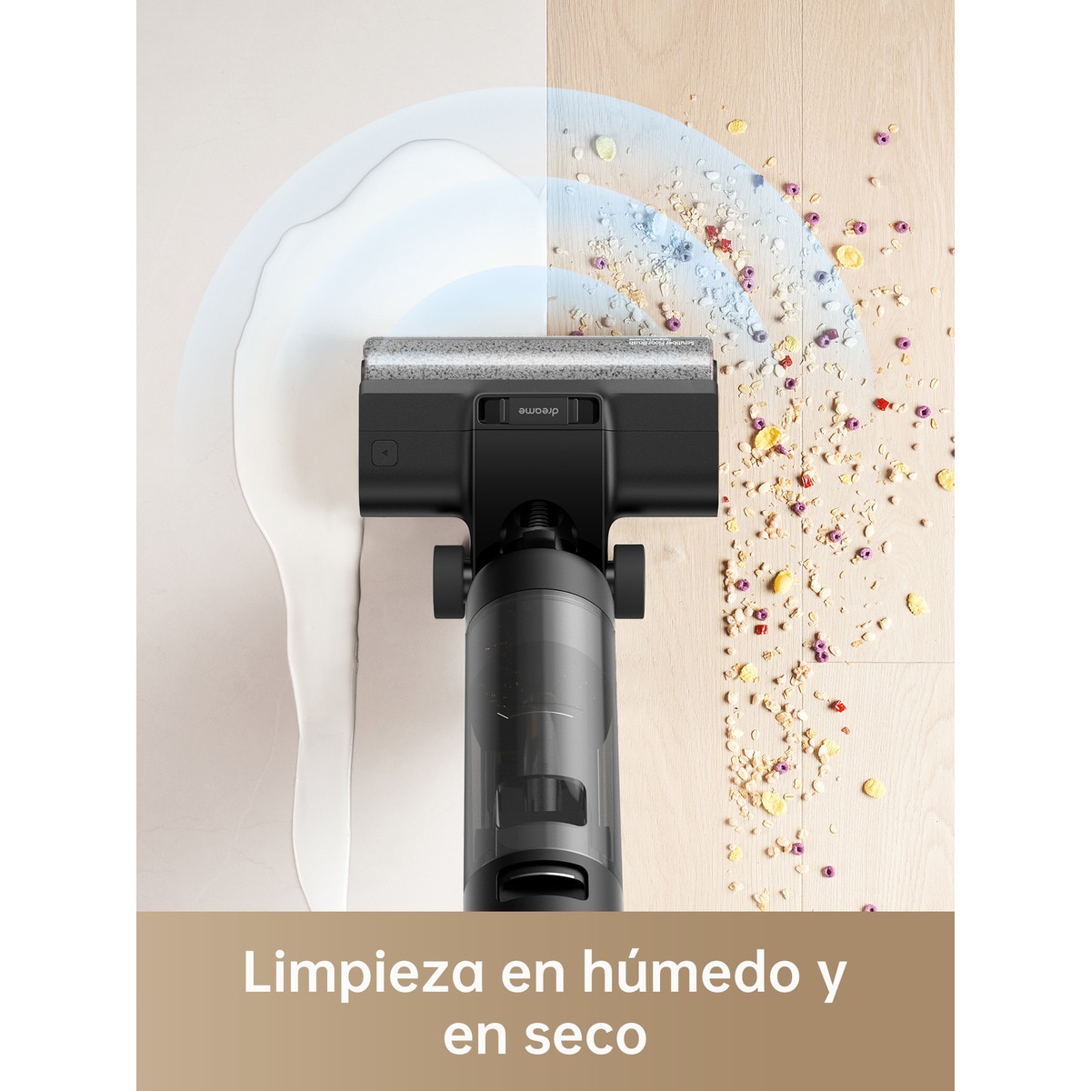 Aspirador de escoba recargable Dreame H12 Pro en seco y húmedo Negro-6