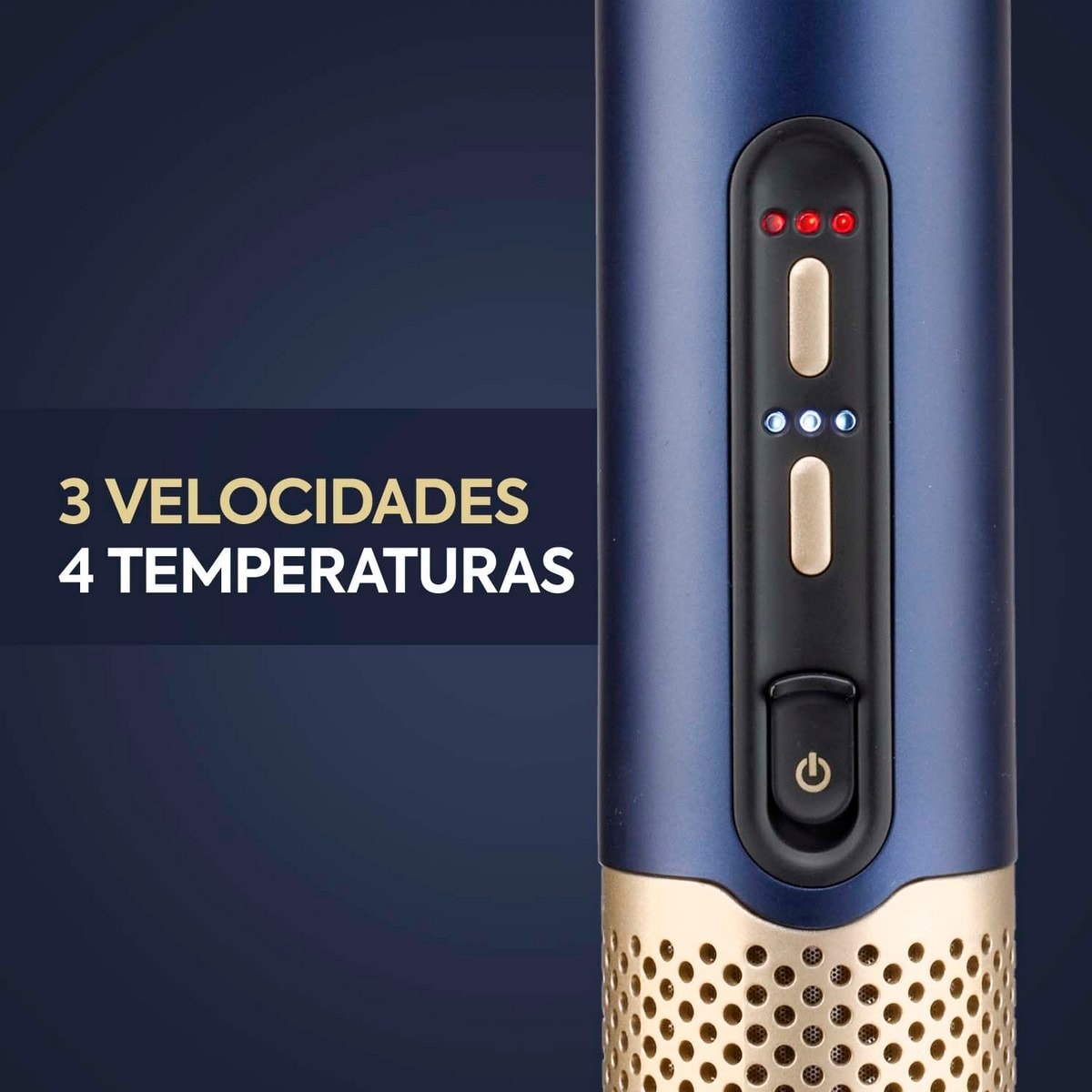 Secador, Alisador e Modelador de Cabelo BaByliss Air Wand 3 em 1 - Cabelo Molhado ou Seco, Motor Digital, 123 km/h, Modo Ultra-Care, Anti-Frizz Azul-11