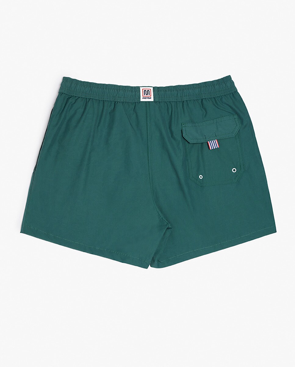 Calções de Banho com Cós Totalmente Elástico Bege-2