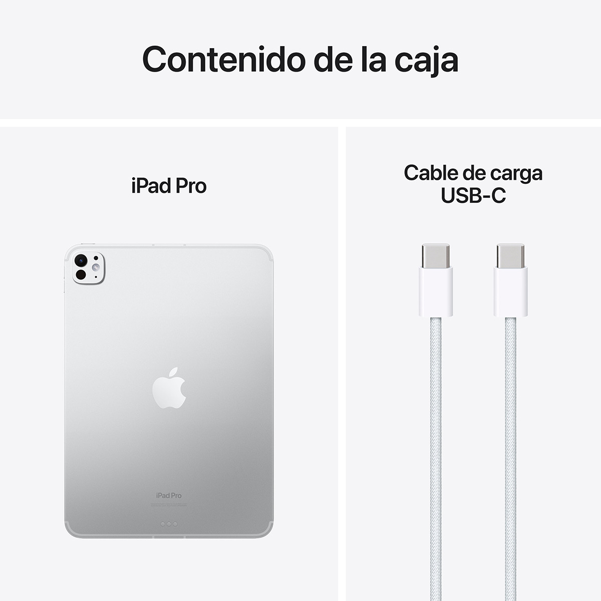 Apple iPad Pro 11" (2024) M4, Wi-Fi + Cellular Plata vidrio estándar-11
