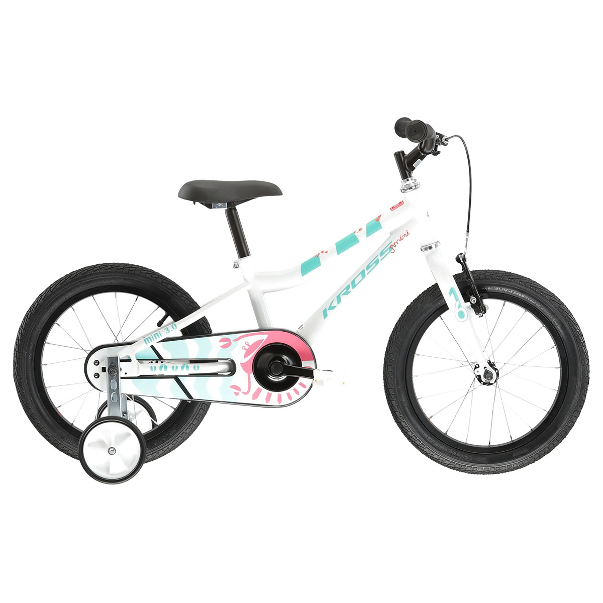 Imagen 1 de Bicicleta de niños Mini 3.0 16'' Kross - Blanco/Rosa Blanco/Rosa