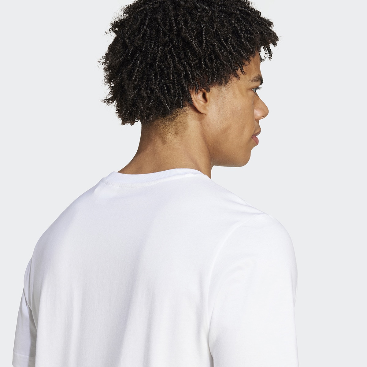 T-shirt de Homem Real Madrid CF DNA Gr Tee Branco / Azul-3
