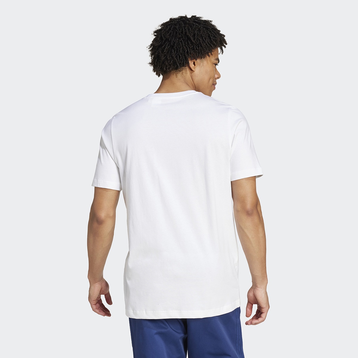 T-shirt de Homem Real Madrid CF DNA Gr Tee Branco / Azul-2