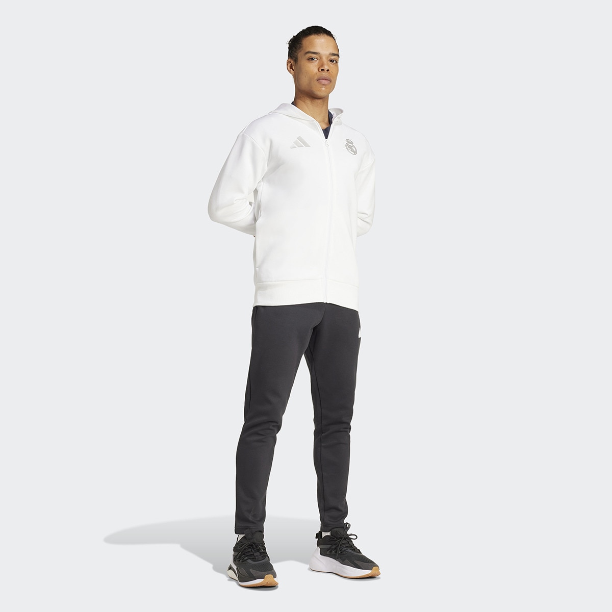 Casaco de Homem Real Madrid CF Anth Jkt Branco-6