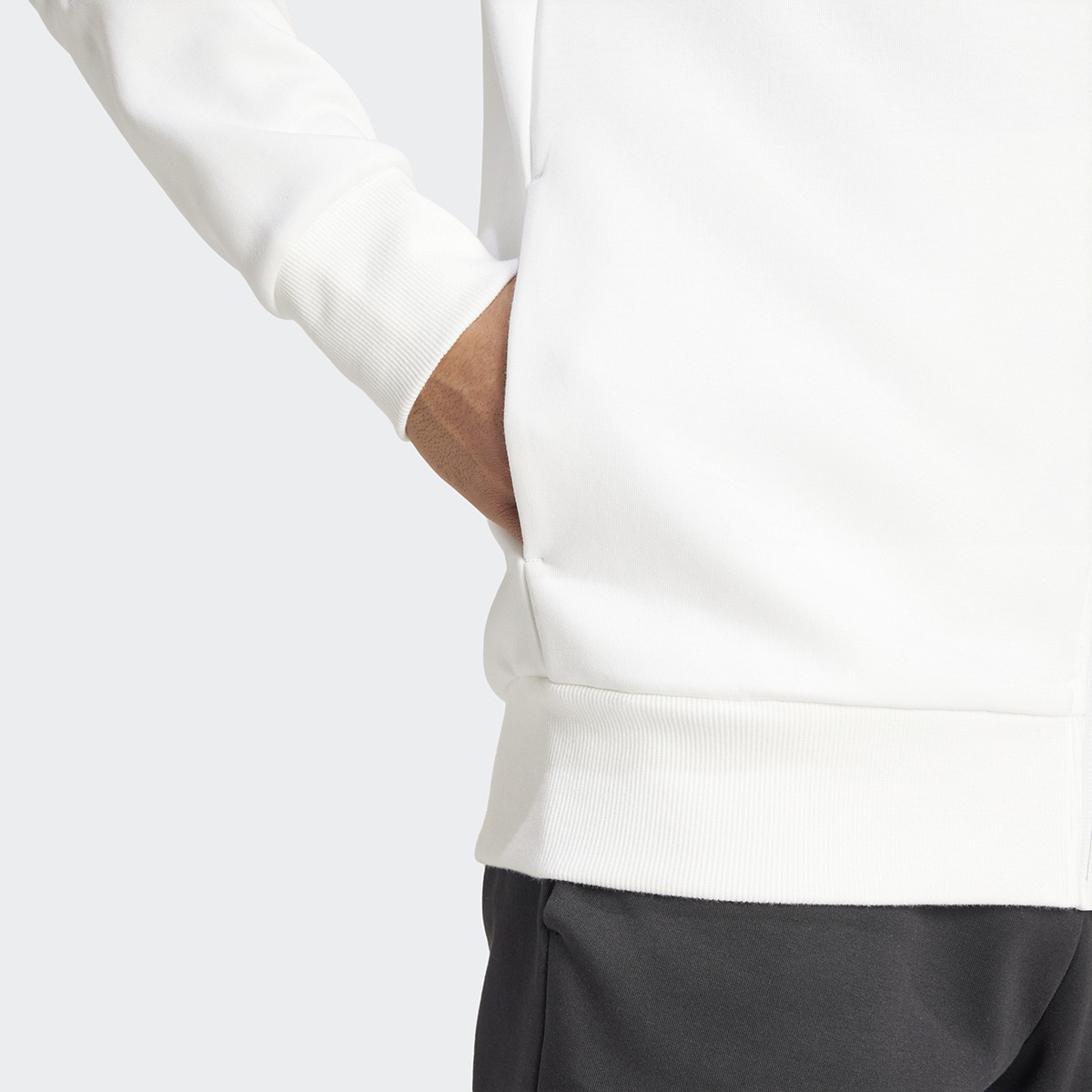 Casaco de Homem Real Madrid CF Anth Jkt Branco-4