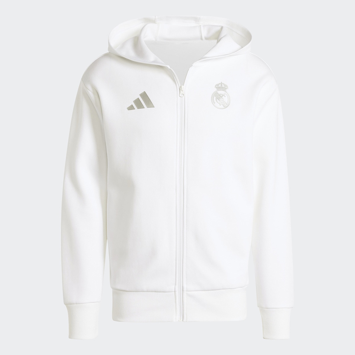 Casaco de Homem Real Madrid CF Anth Jkt Branco-7
