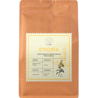 Café 100% Arábica Moído de Origem Etíopia Natural embalagem 250 g - Club Del Gourmet